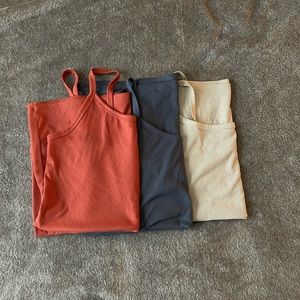 Ribbed tank tops